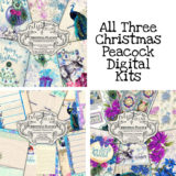 All Three Christmas Peacock Digital Download