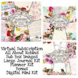 Virtual Subscription All About Robins Digital Journal Kit