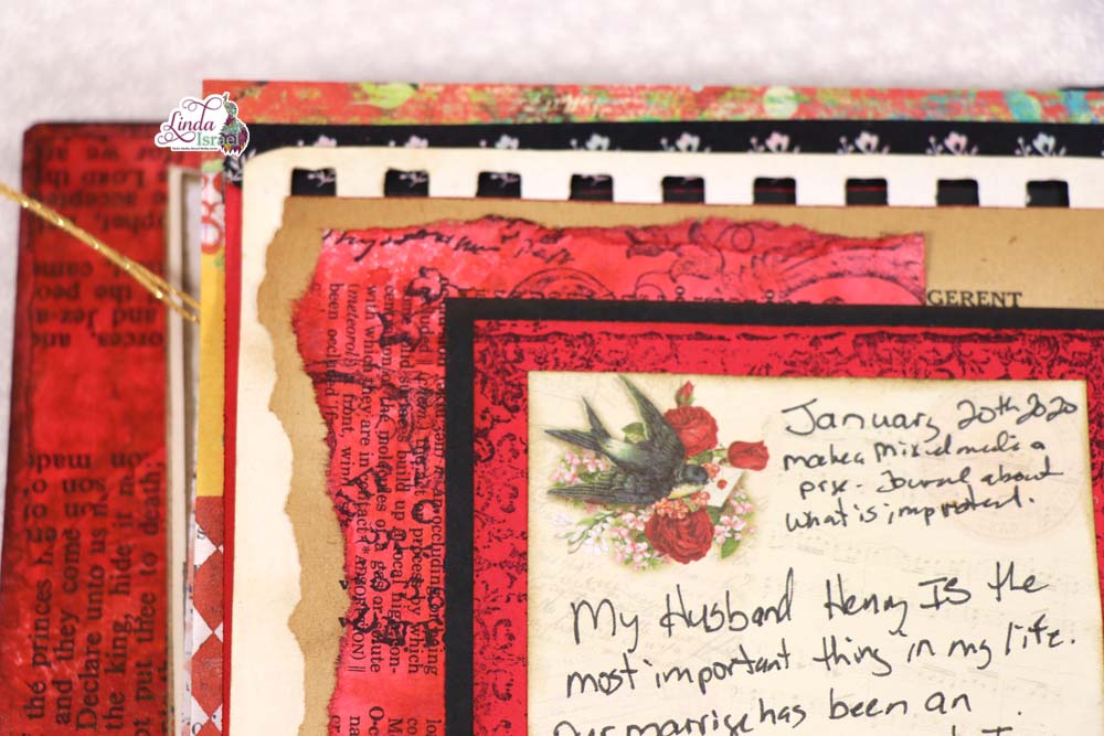 January 20th Creative Prompt Create a Mixed Media Journal Page