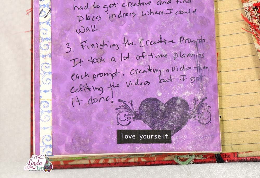 January 31st Creative Prompt Create A Purple Journal Page