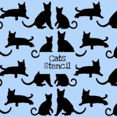 Cats Stencil