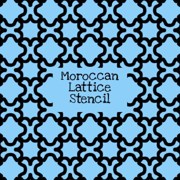 Moroccan Lattice Stencil