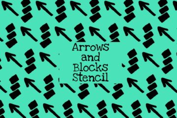 Arrows and Blocks Stencil