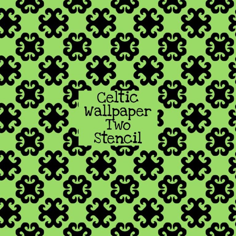 Celtic Wallpaper Two Stencil