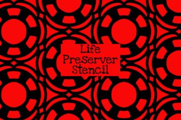 Life Preserver Stencil