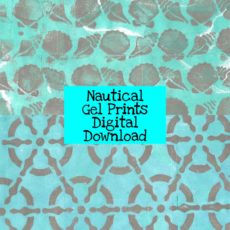 Nautical Gel Prints Digital Download