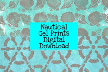 Nautical Gel Prints Digital Download