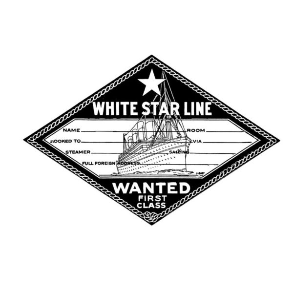TP326D White Star Rubber Stamp