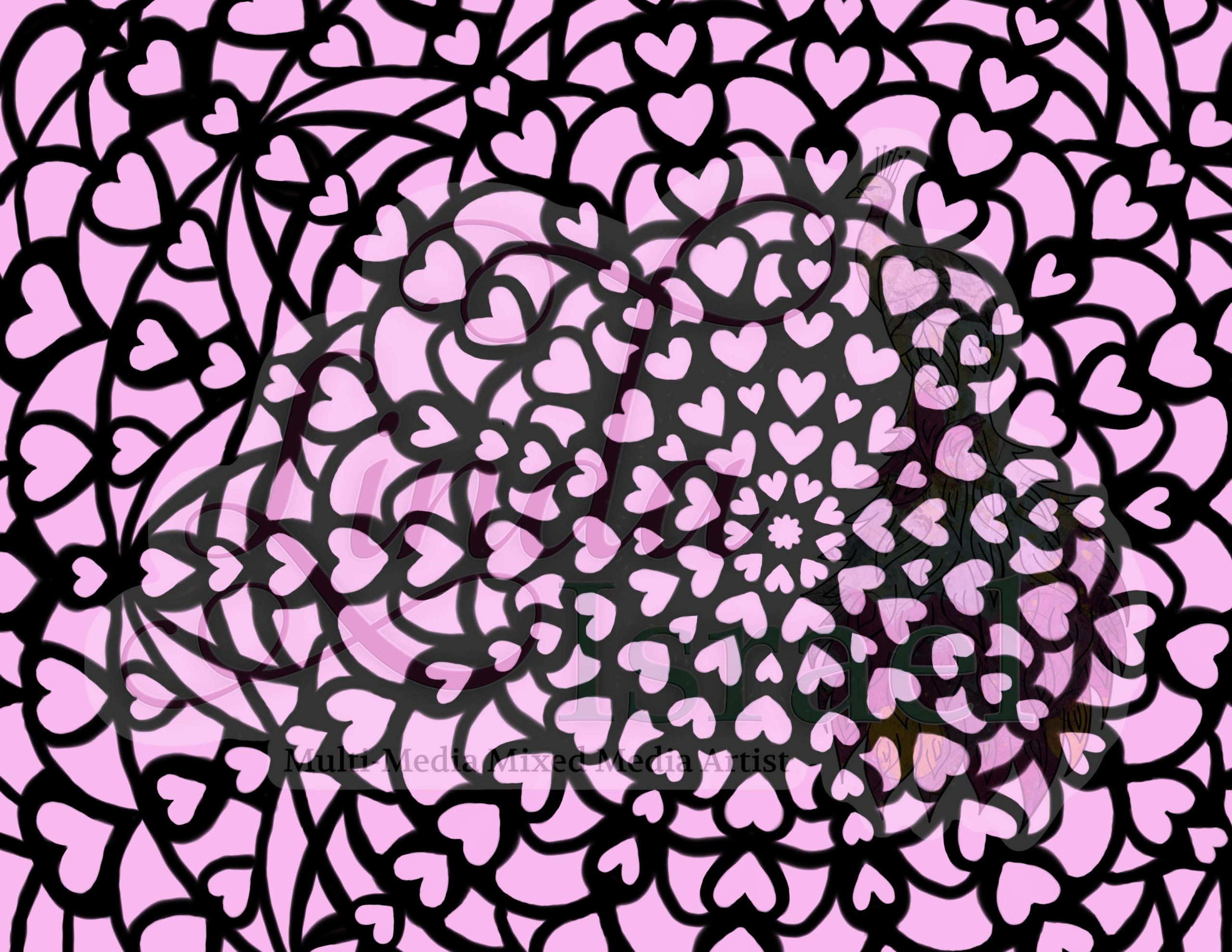 Heart Mandala Stencil