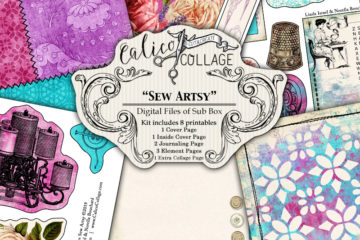 Sew Artsy Digital Journal Kit from Sub Box