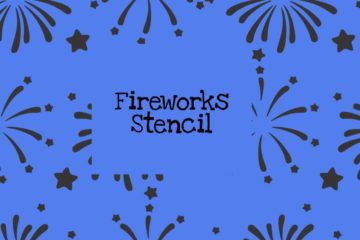Fireworks Stencil