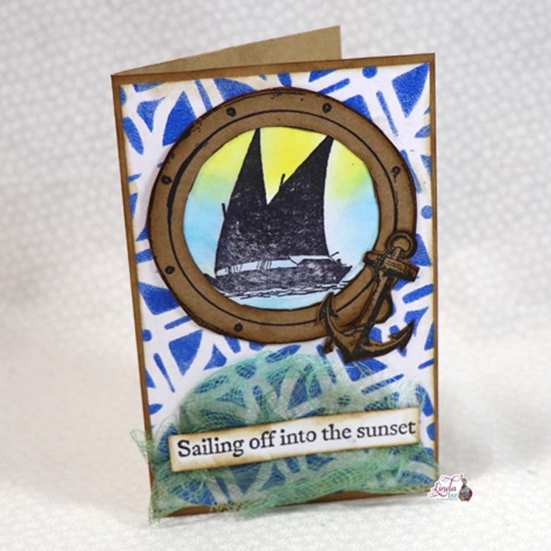 Sailing off into the Sunset Card Tutorial