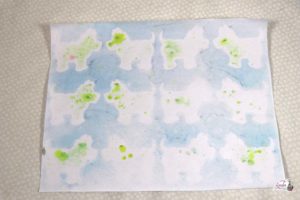 Scotty Dog Stenciled Pages Tutorial