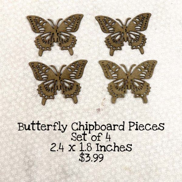 Butterfly Chipboard Pieces