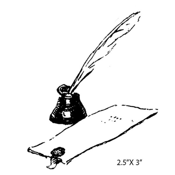 CRR115C Ink Well Rubber Stamp