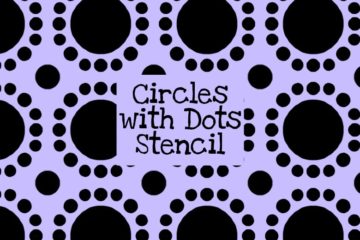 Circles with Dots Stencil