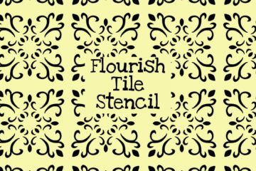Flourish Tile Stencil