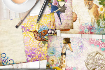 Mini Punked Out Steam Too Printed Journal Kit