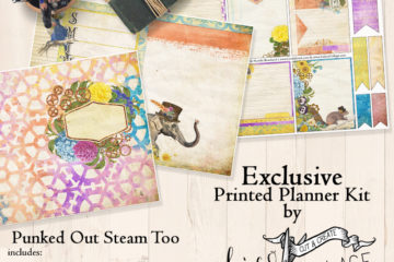 Punked Out Steam Too Printed Planner Kit