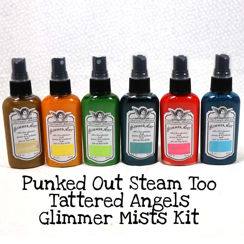 Punked Out Steam Too Tattered Angels Glimmer Mists Kit