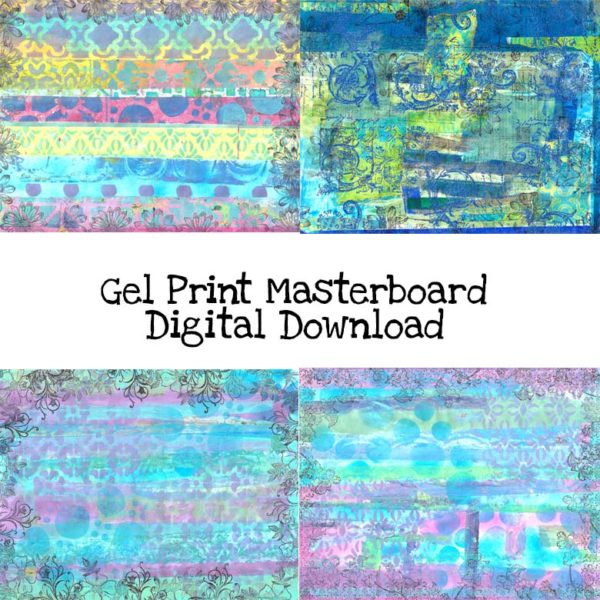 Gel Print Masterboard Digital Download
