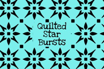 Quilted Star Bursts Stencil