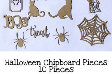 Halloween Chipboard Pieces