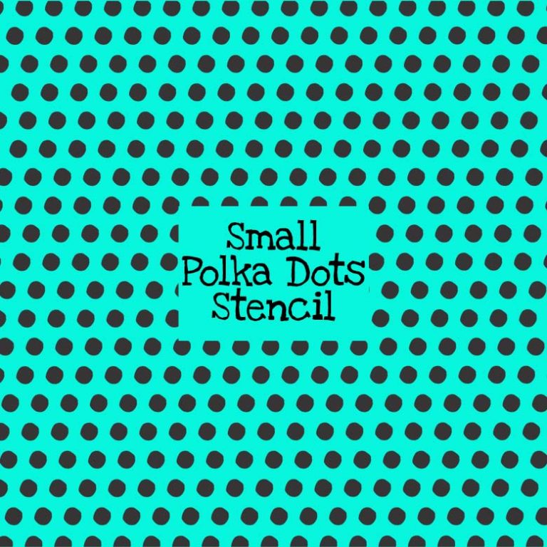 Small Polka Dots Stencil