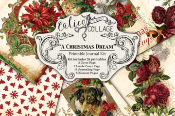 A Christmas Dream Large Digital Journal Kit for Subscribers Only