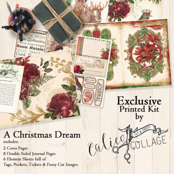 Exclusive A Christmas Dream Printed Journal Kit