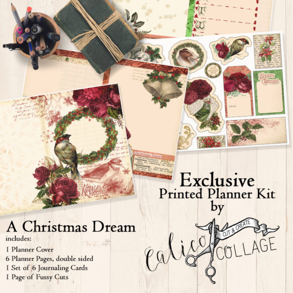 A Christmas Dream Printed Planner Kit