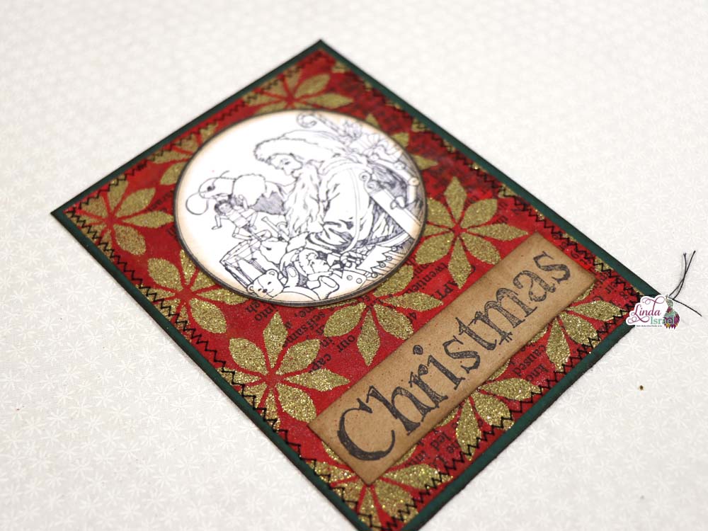 Stamped And Embossed Christmas Journal Cards Tutorial