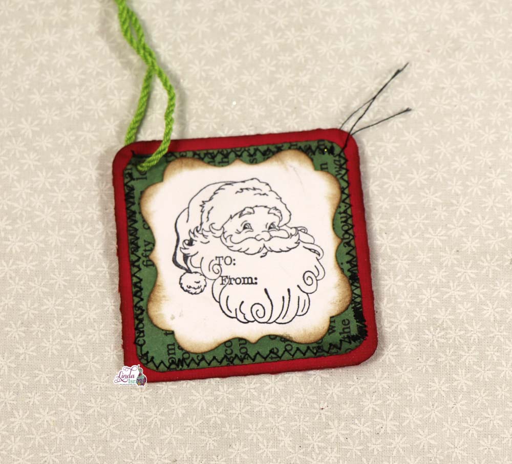 Stamped Christmas Gift Tags Tutorial