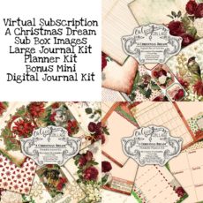 Virtual Subscription A Christmas Dream Digital Journal Kit