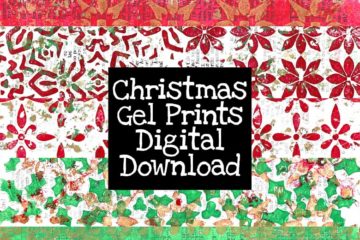 Christmas Gel Prints Digital Download