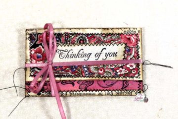 Day 11 of 12 Days of Junk Journal Gift Ideas Gift Card Holder