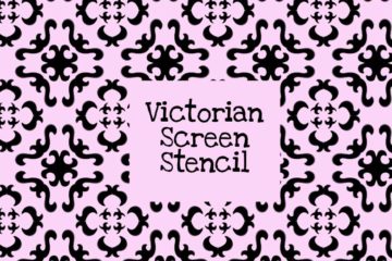Victorian Screen Stencil