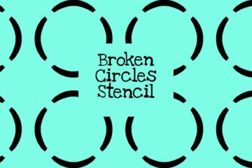 Broken Circles Stencil