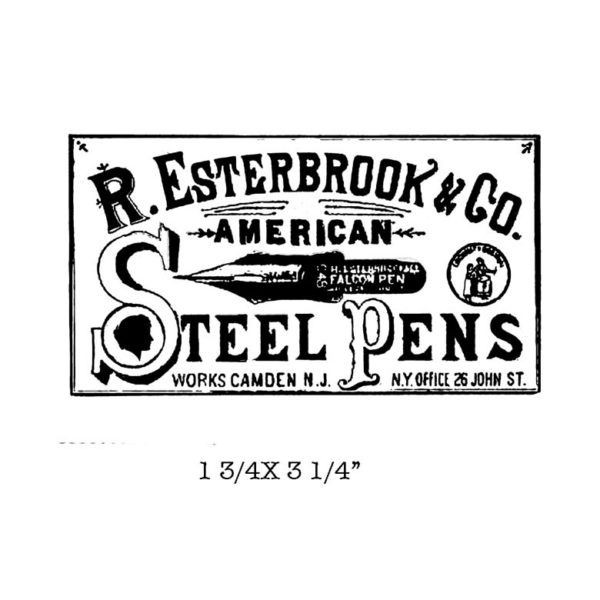 CA312D Esterbrook Rubber Stamp
