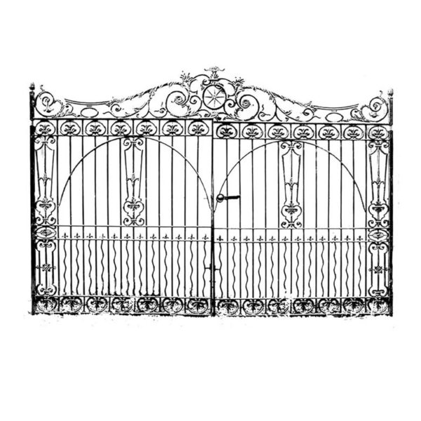 CFF401F Manor Gate Rubber Stamp