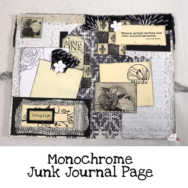 Distressed Junk Journal Pages