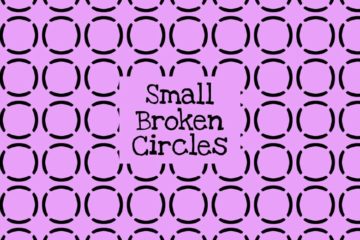Small Broken Circles Stencil