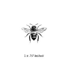 BD107B Bee 1 Rubber Stamp