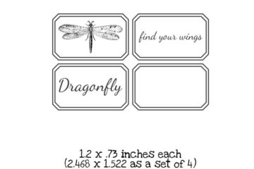BD201D Find Your Wings QT Rubber Stamps