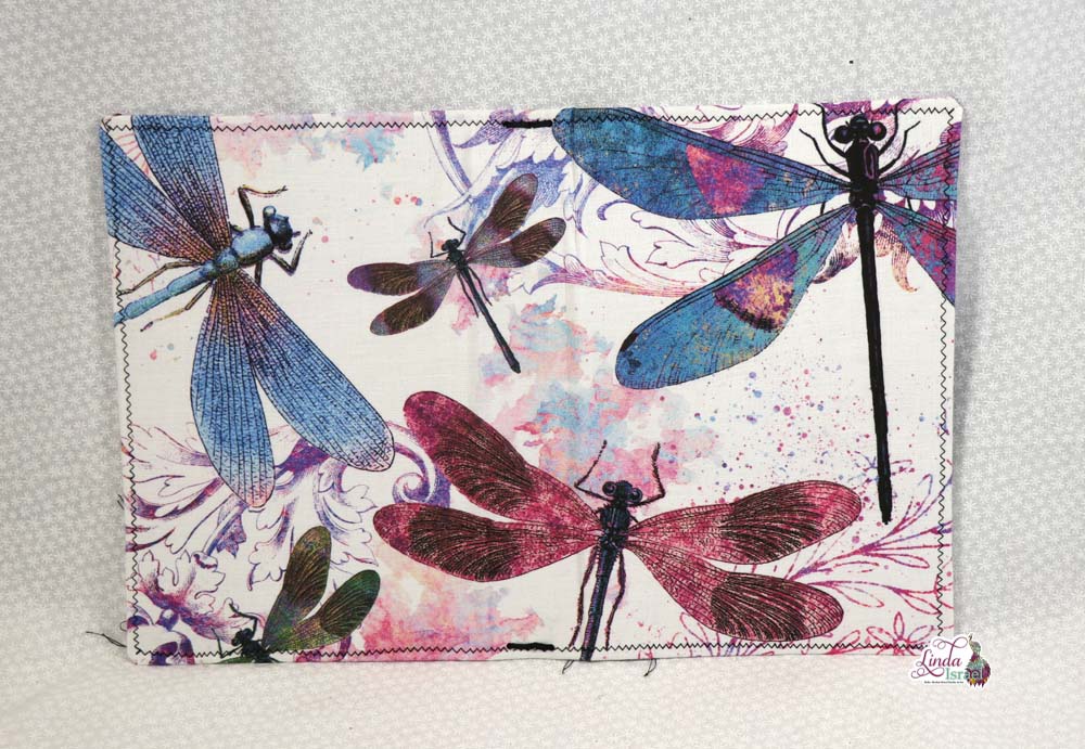 Dancing Dragonflies Midori Style Journal Cover Tutorial