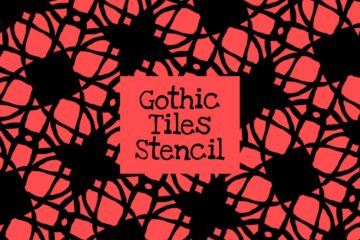 Gothic Tiles Stencil