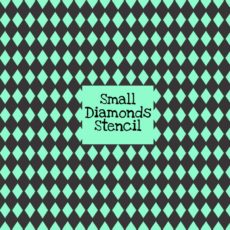 Small Diamonds Stencil