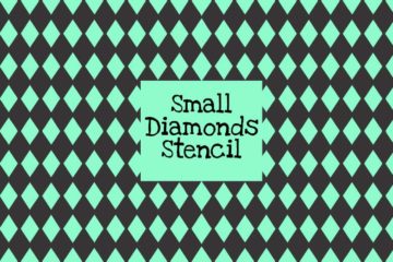 Small Diamonds Stencil