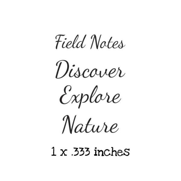 WH204D Field Notes QT Rubber Stamps