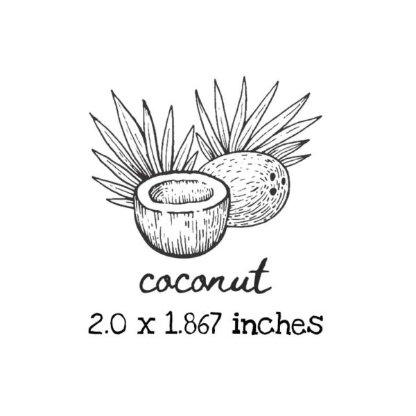 AP220C Coconut Rubber Stamps